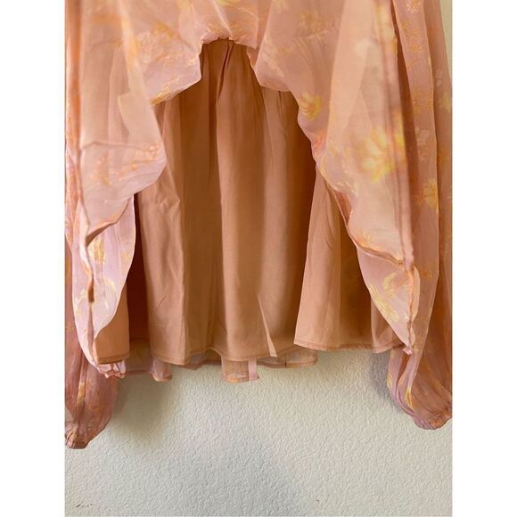 NWT French connection puff sleeves ruffle detail blouse size x small - Picture 6 of 9